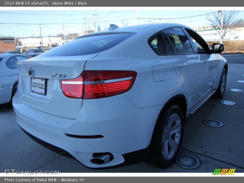 Alpine White / Black 2010 BMW X6 xDrive35i