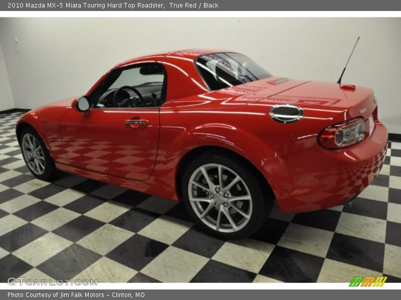 True Red / Black 2010 Mazda MX-5 Miata Touring Hard Top Roadster