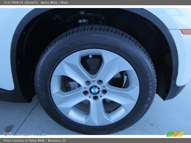 Alpine White / Black 2010 BMW X6 xDrive35i