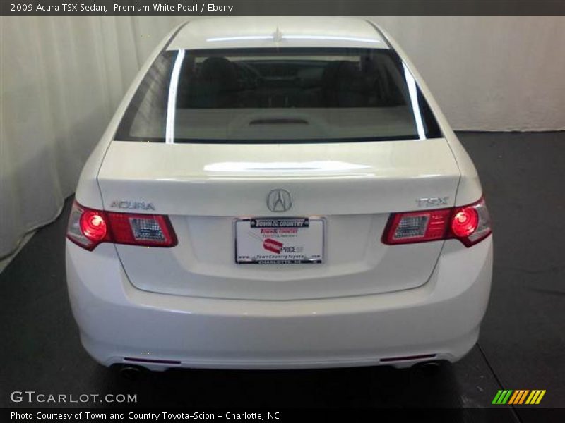 Premium White Pearl / Ebony 2009 Acura TSX Sedan
