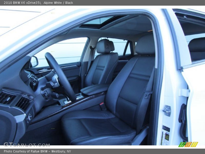 Alpine White / Black 2010 BMW X6 xDrive35i