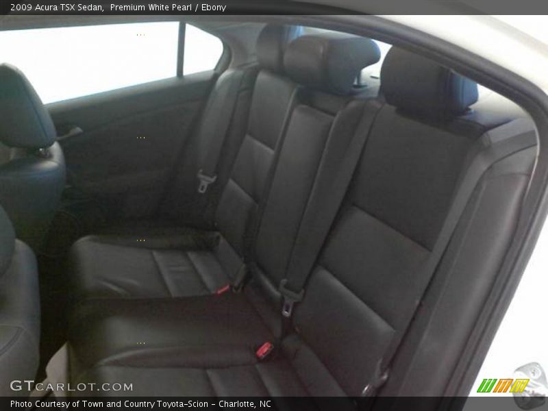 Premium White Pearl / Ebony 2009 Acura TSX Sedan