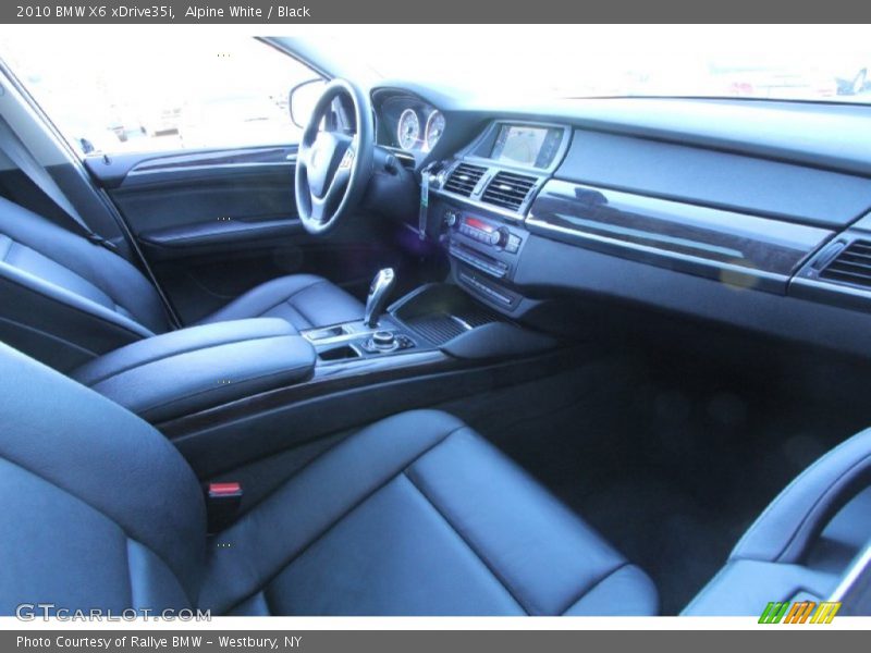 Alpine White / Black 2010 BMW X6 xDrive35i