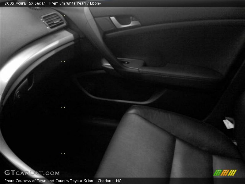 Premium White Pearl / Ebony 2009 Acura TSX Sedan