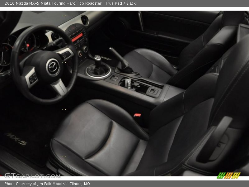True Red / Black 2010 Mazda MX-5 Miata Touring Hard Top Roadster