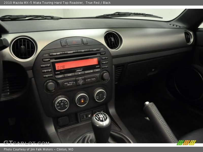 True Red / Black 2010 Mazda MX-5 Miata Touring Hard Top Roadster