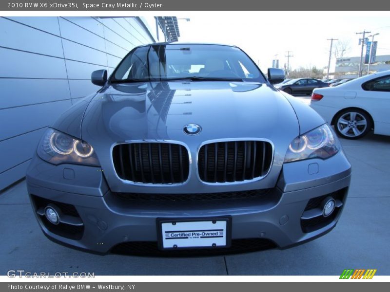 Space Gray Metallic / Oyster 2010 BMW X6 xDrive35i