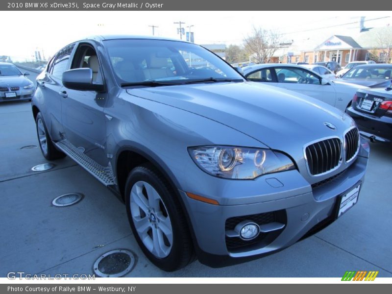 Space Gray Metallic / Oyster 2010 BMW X6 xDrive35i