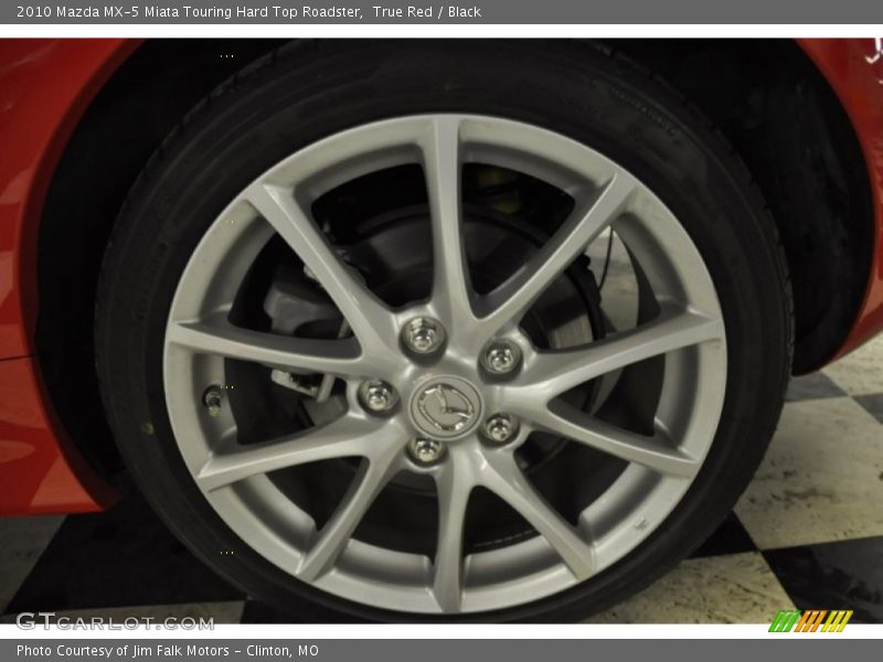 True Red / Black 2010 Mazda MX-5 Miata Touring Hard Top Roadster