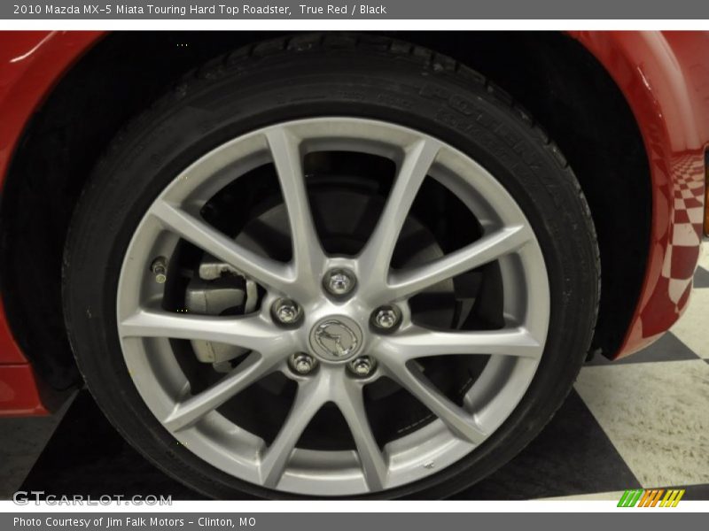 True Red / Black 2010 Mazda MX-5 Miata Touring Hard Top Roadster