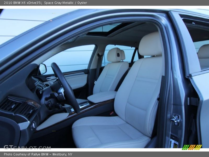 Space Gray Metallic / Oyster 2010 BMW X6 xDrive35i