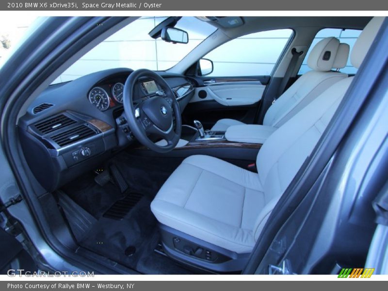Space Gray Metallic / Oyster 2010 BMW X6 xDrive35i
