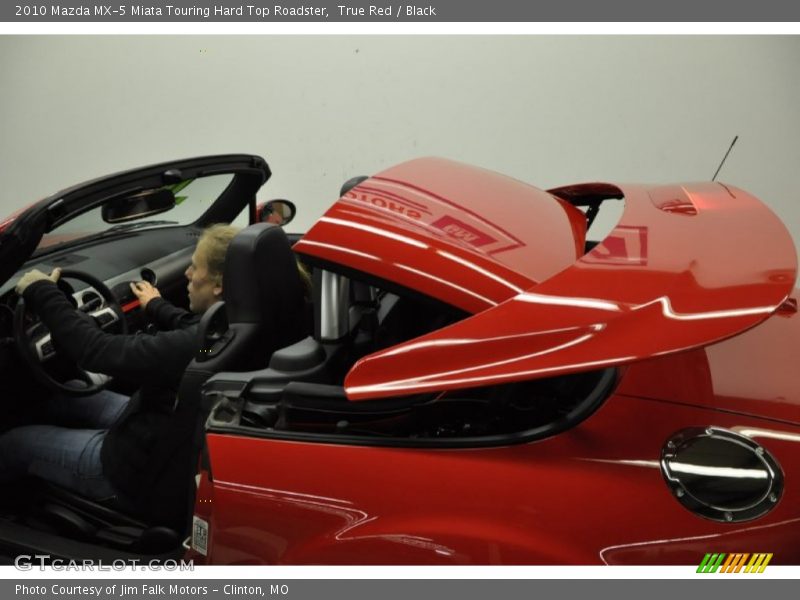 True Red / Black 2010 Mazda MX-5 Miata Touring Hard Top Roadster