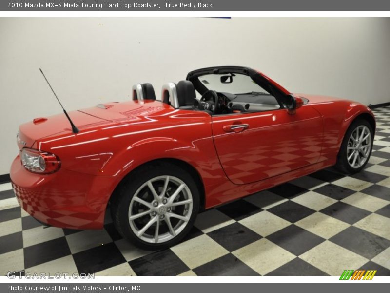 True Red / Black 2010 Mazda MX-5 Miata Touring Hard Top Roadster