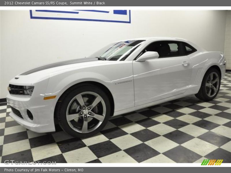 Summit White / Black 2012 Chevrolet Camaro SS/RS Coupe