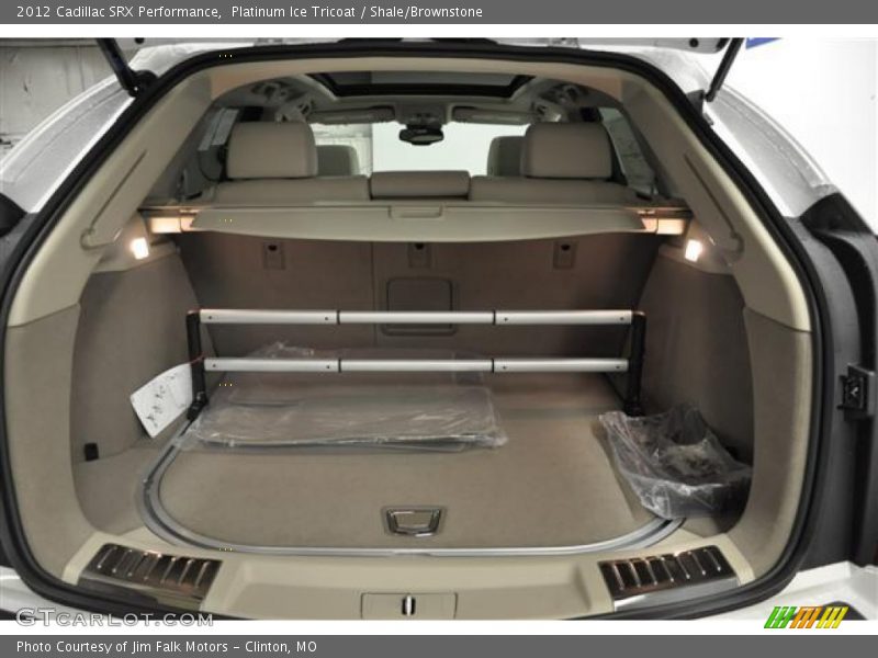 Platinum Ice Tricoat / Shale/Brownstone 2012 Cadillac SRX Performance