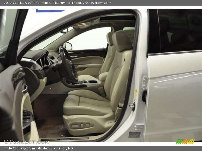 Platinum Ice Tricoat / Shale/Brownstone 2012 Cadillac SRX Performance