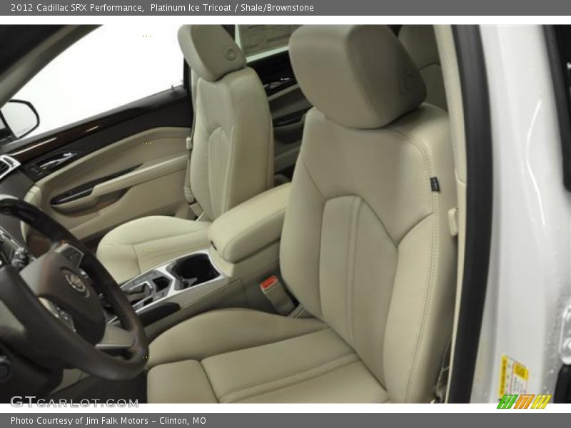 Platinum Ice Tricoat / Shale/Brownstone 2012 Cadillac SRX Performance