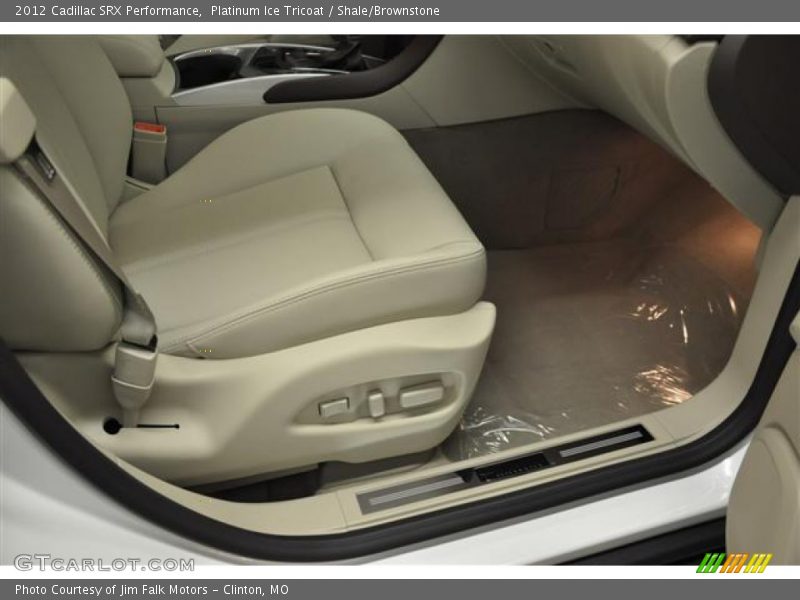 Platinum Ice Tricoat / Shale/Brownstone 2012 Cadillac SRX Performance