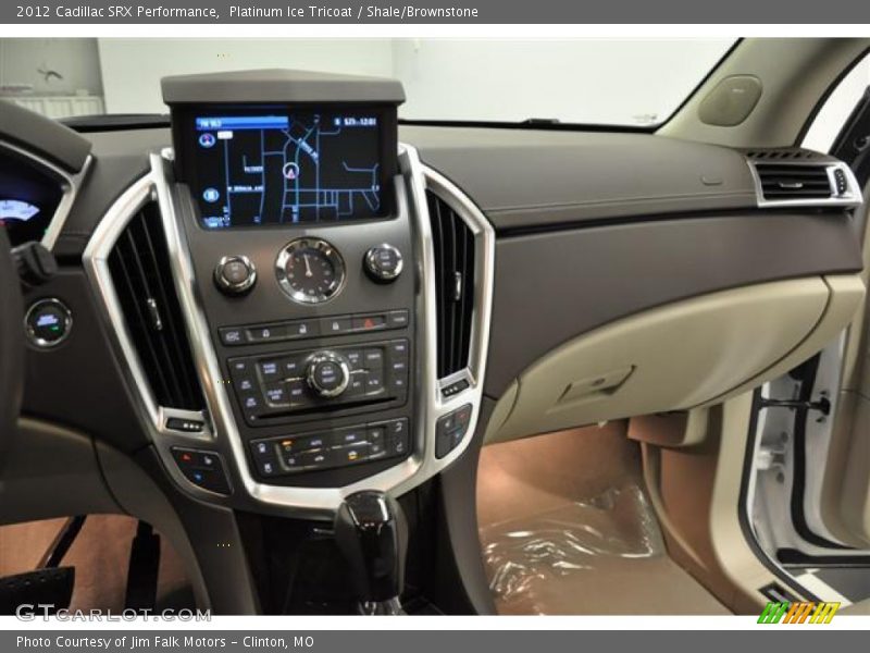 Platinum Ice Tricoat / Shale/Brownstone 2012 Cadillac SRX Performance