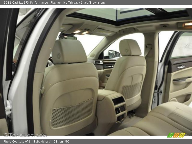 Platinum Ice Tricoat / Shale/Brownstone 2012 Cadillac SRX Performance