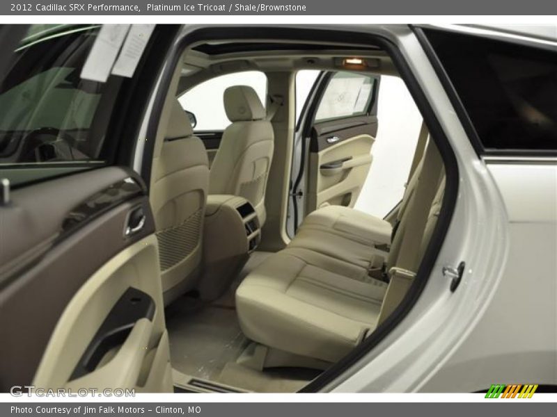 Platinum Ice Tricoat / Shale/Brownstone 2012 Cadillac SRX Performance