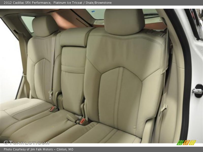 Platinum Ice Tricoat / Shale/Brownstone 2012 Cadillac SRX Performance