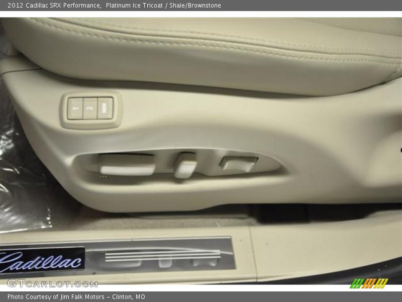Platinum Ice Tricoat / Shale/Brownstone 2012 Cadillac SRX Performance