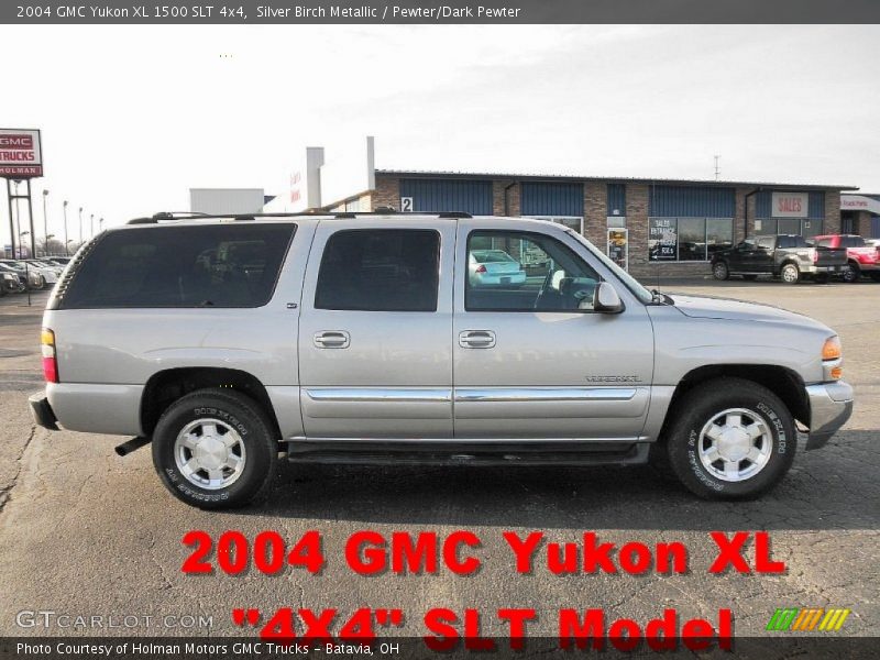 Silver Birch Metallic / Pewter/Dark Pewter 2004 GMC Yukon XL 1500 SLT 4x4