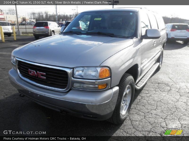 Silver Birch Metallic / Pewter/Dark Pewter 2004 GMC Yukon XL 1500 SLT 4x4