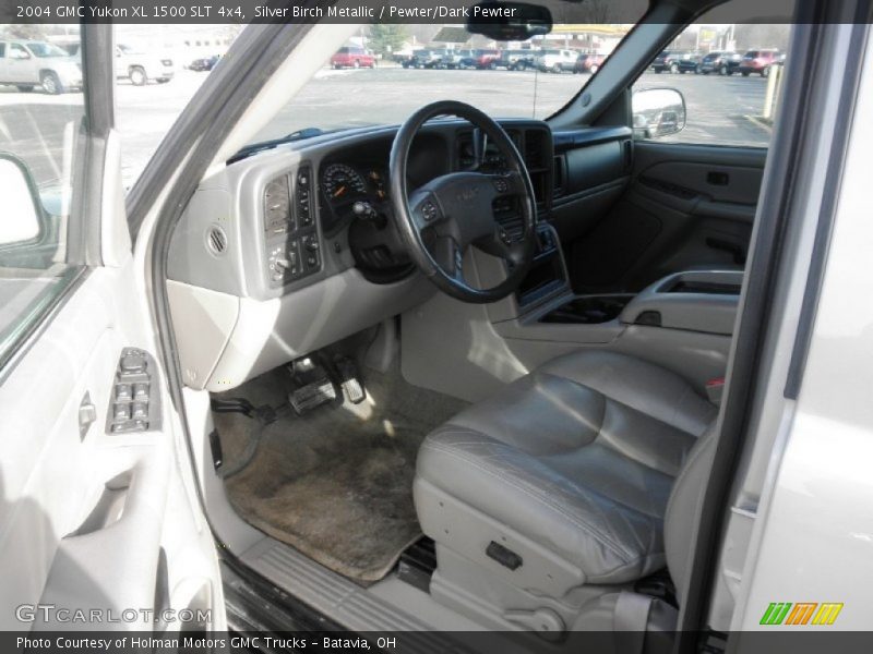 Silver Birch Metallic / Pewter/Dark Pewter 2004 GMC Yukon XL 1500 SLT 4x4