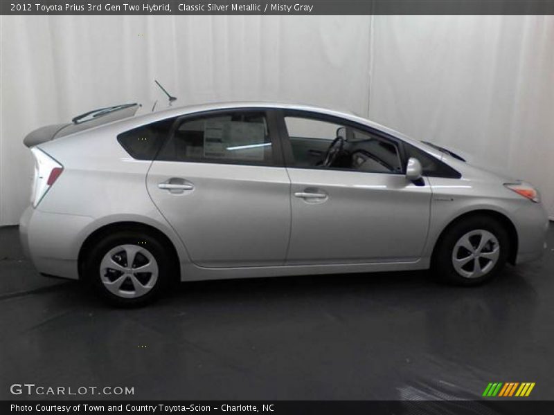 Classic Silver Metallic / Misty Gray 2012 Toyota Prius 3rd Gen Two Hybrid