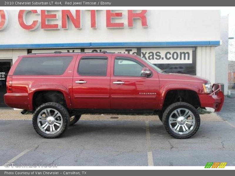 Red Jewel Tintcoat / Ebony 2010 Chevrolet Suburban LT 4x4