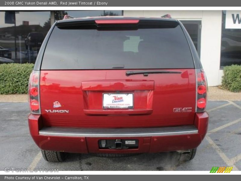 Red Jewel Tintcoat / Ebony 2008 GMC Yukon Denali AWD