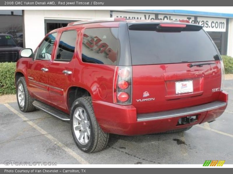 Red Jewel Tintcoat / Ebony 2008 GMC Yukon Denali AWD