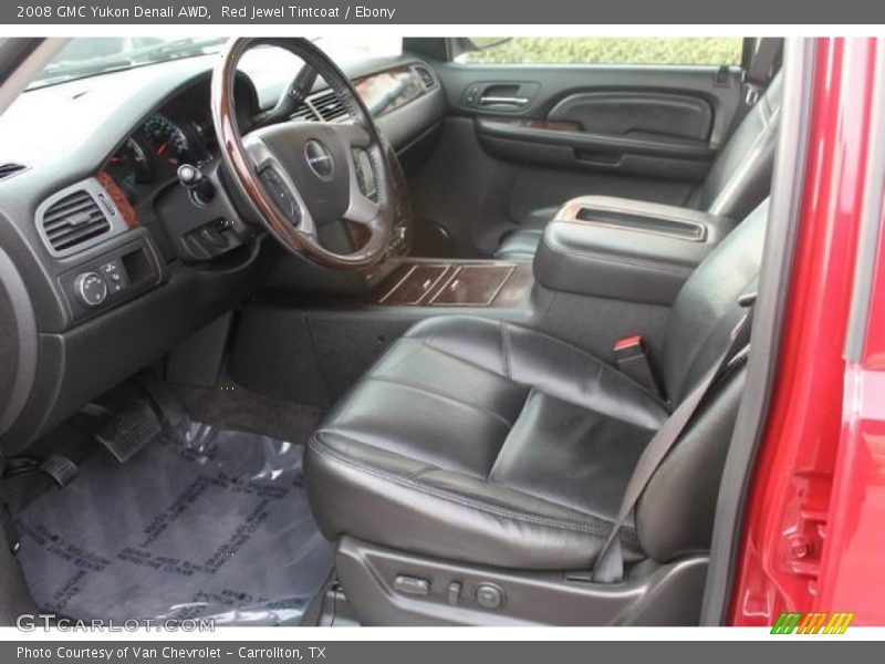 Red Jewel Tintcoat / Ebony 2008 GMC Yukon Denali AWD