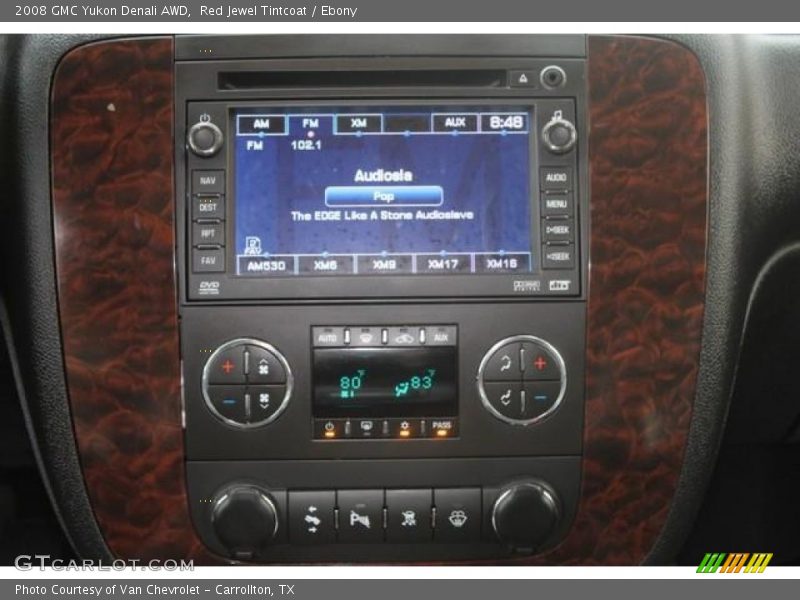 Red Jewel Tintcoat / Ebony 2008 GMC Yukon Denali AWD