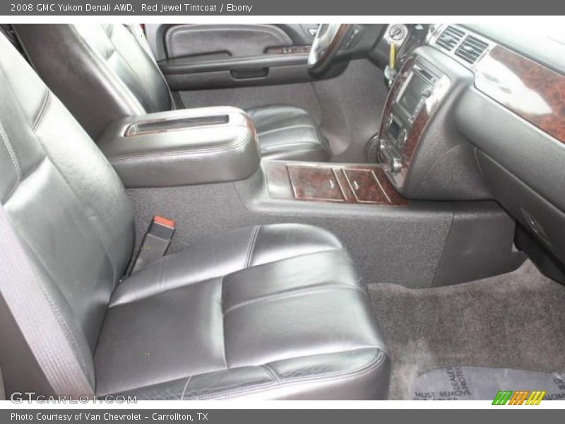 Red Jewel Tintcoat / Ebony 2008 GMC Yukon Denali AWD