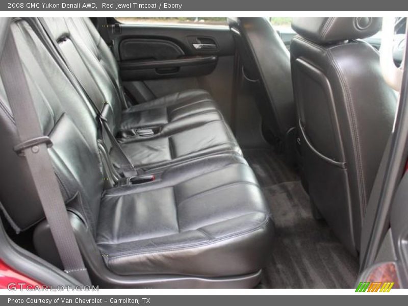 Red Jewel Tintcoat / Ebony 2008 GMC Yukon Denali AWD