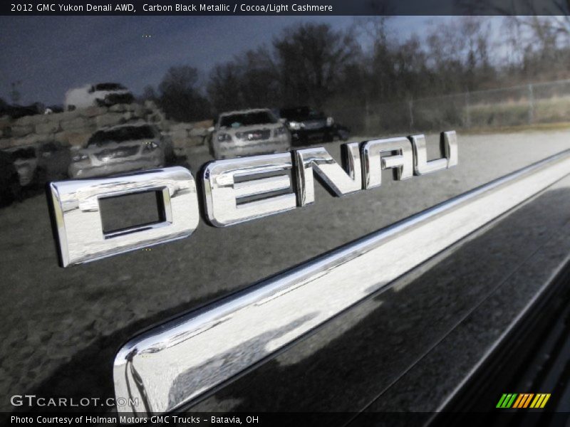 Carbon Black Metallic / Cocoa/Light Cashmere 2012 GMC Yukon Denali AWD