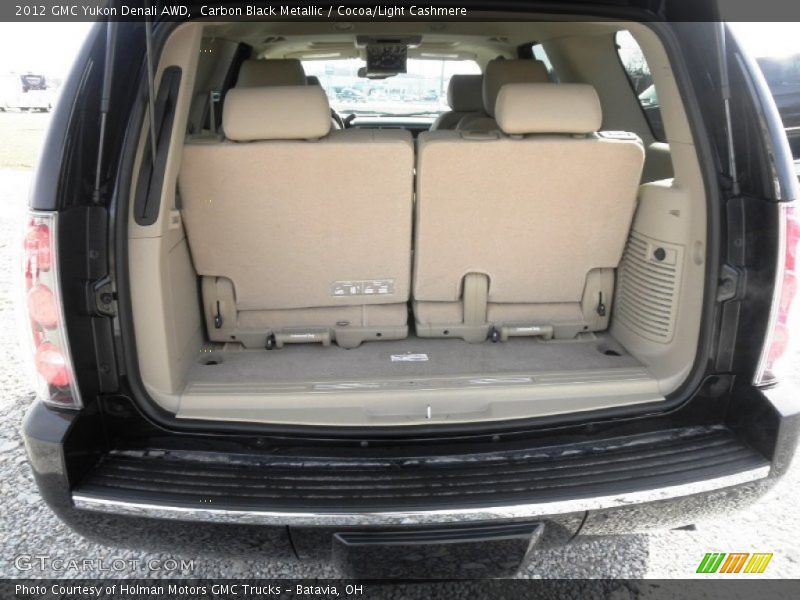 Carbon Black Metallic / Cocoa/Light Cashmere 2012 GMC Yukon Denali AWD