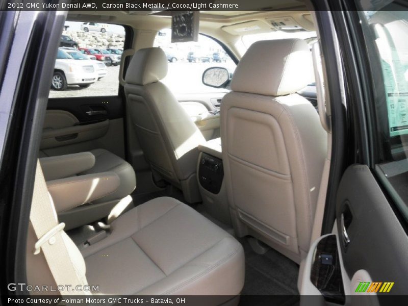 Carbon Black Metallic / Cocoa/Light Cashmere 2012 GMC Yukon Denali AWD