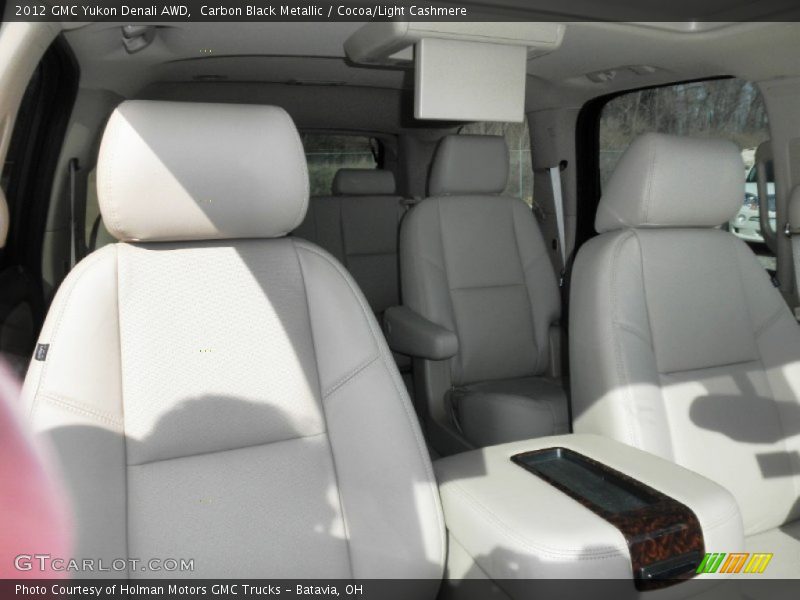 Carbon Black Metallic / Cocoa/Light Cashmere 2012 GMC Yukon Denali AWD