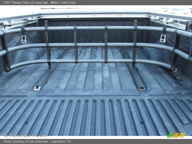 White / Steel Gray 2007 Nissan Titan LE Crew Cab