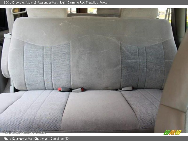 Light Carmine Red Metallic / Pewter 2001 Chevrolet Astro LS Passenger Van