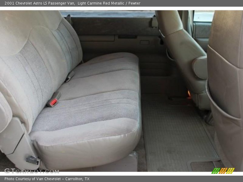 Light Carmine Red Metallic / Pewter 2001 Chevrolet Astro LS Passenger Van