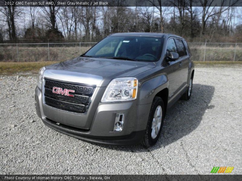 Steel Gray Metallic / Jet Black 2012 GMC Terrain SLE AWD