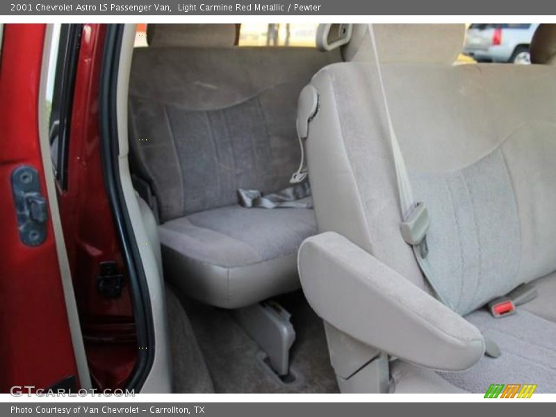 Light Carmine Red Metallic / Pewter 2001 Chevrolet Astro LS Passenger Van
