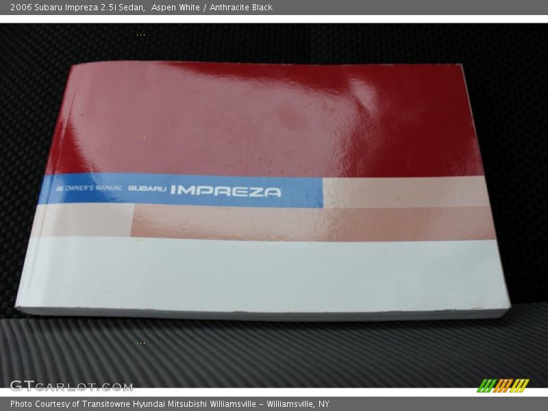Aspen White / Anthracite Black 2006 Subaru Impreza 2.5i Sedan
