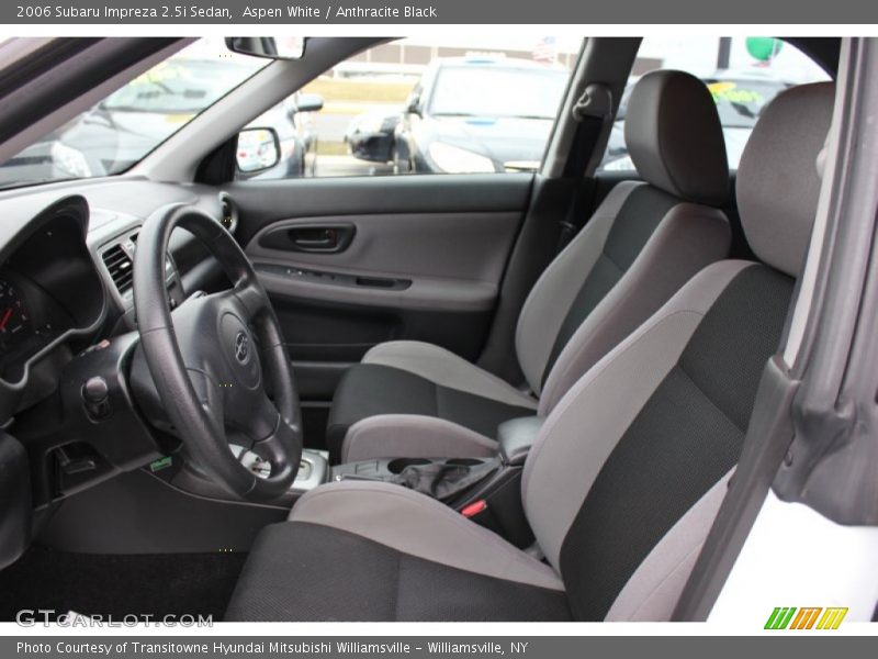 Aspen White / Anthracite Black 2006 Subaru Impreza 2.5i Sedan